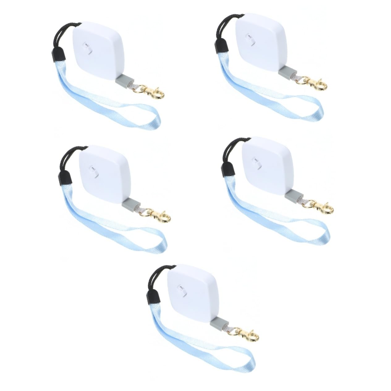 Supvox 5stücke Retractable Dog Leash Design Für Kleine Hunde Leicht Tragbar Joggen Und Spazierengehen Sicherer Push-Lock Mechanismus