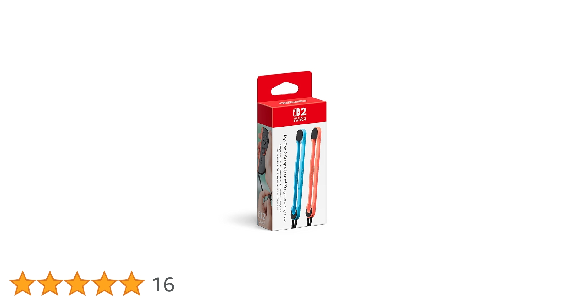 LOVE2007様2set Joy-Con™ 2 Straps (set of 2) Light Blue/Light Red : Amazon
