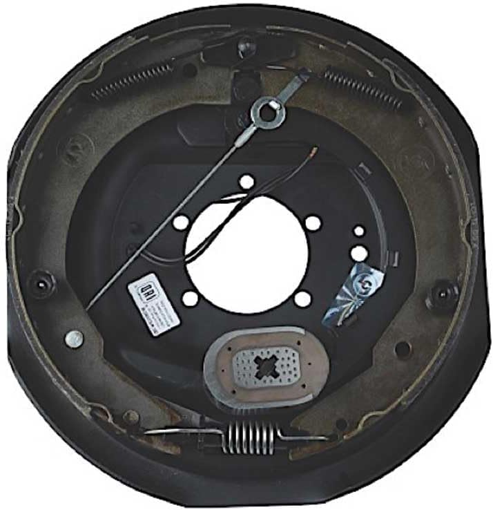 Lippert 1224513: 12'' X 2'' Rh Forward Self-Adjusting Brakes, 5-Bolt: 4000-7000# Axle (Raw)
