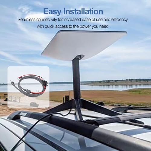Cable de CC Satelital Rectangular para Mantener Conectada tu Oficina Móvil en Rutas de Naturaleza 5