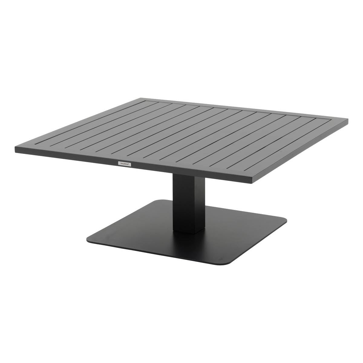 Hespéride - Table de Jardin relevable carrée salimia Graphite 110 x 110 x 69cm en Aluminium