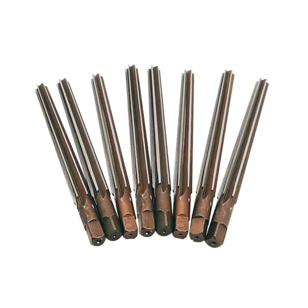 1: 50 escariadores de mano cónicos de 3 a 30 mm, escariador de vástago recto cónico 9crsi, ajuste utilizado para fresado manual de precisión (7 piezas de 3 a 12 mm)