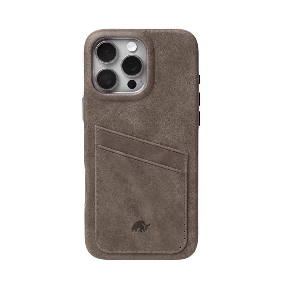 Bullstrap Premium Handcrafted Portfolio Leather Case for iPhone 16 Plus | No-Bulk Flawless Fit & Secure Card Storage | Premium Full-Grain iPhone 16