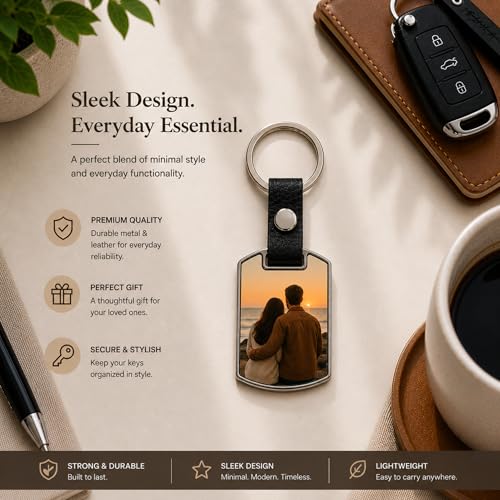 Image of magical gifts Customized Keychains, Unique Personalized Key RIngs and Charms with Your Photos /Name /Design for Bags /Bikes /Car and Gifting Purposes