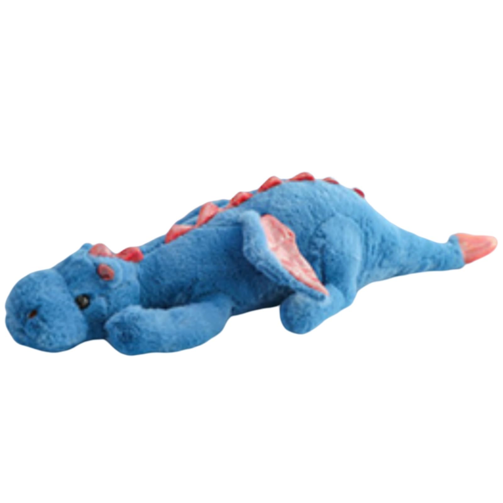 27.5 Inches /70cm Soft Toys Plush, Plushie Dragon Dinosaur Stuffed Animal Soft, Flying Dragon Pillow Long Dinosaur Children's Plush Doll (blue)