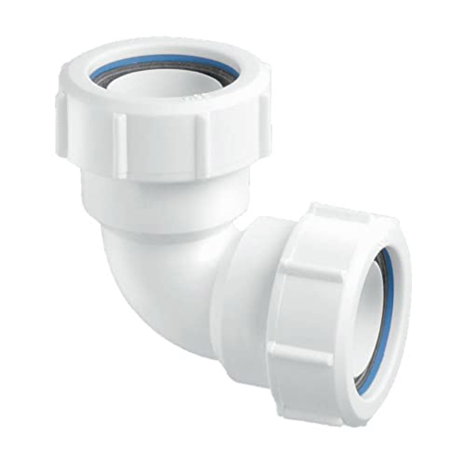 5 X McAlpine 90 Degree Multifit Universal Elbows For 40mm 1-1/2"" Waste Pipe MT4