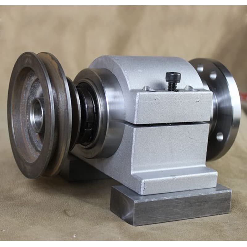 Cabezal de máquina de husillo 80/100, husillo de torno, conjunto de cabezal de torno de alta resistencia, máquina de husillo estándar de aluminio fundido para un trabajo eficiente(80)