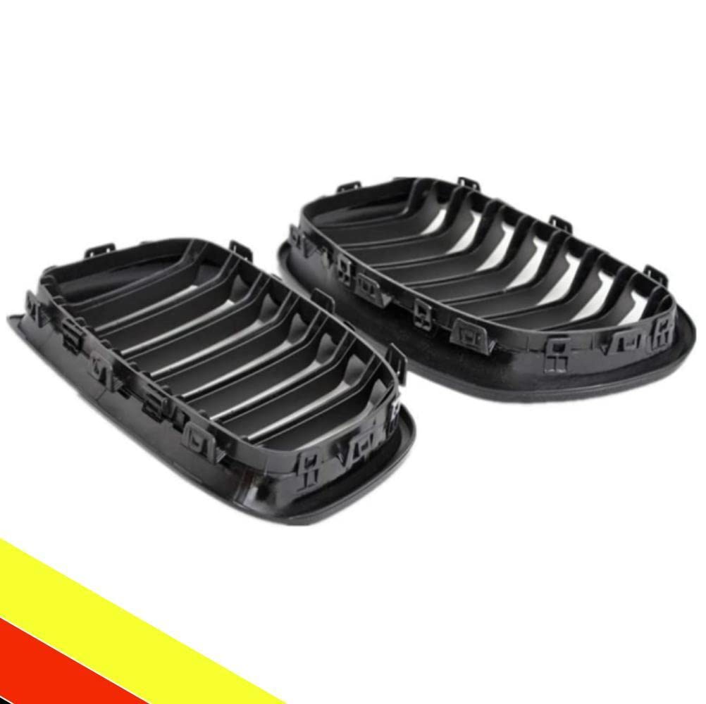 POETRYXIAO Rejilla de radiador Riñón Sport Black Gloss Single Bridge para BMW Serie 1 F20 F21 2011-2014, adecuado para tuning BMW