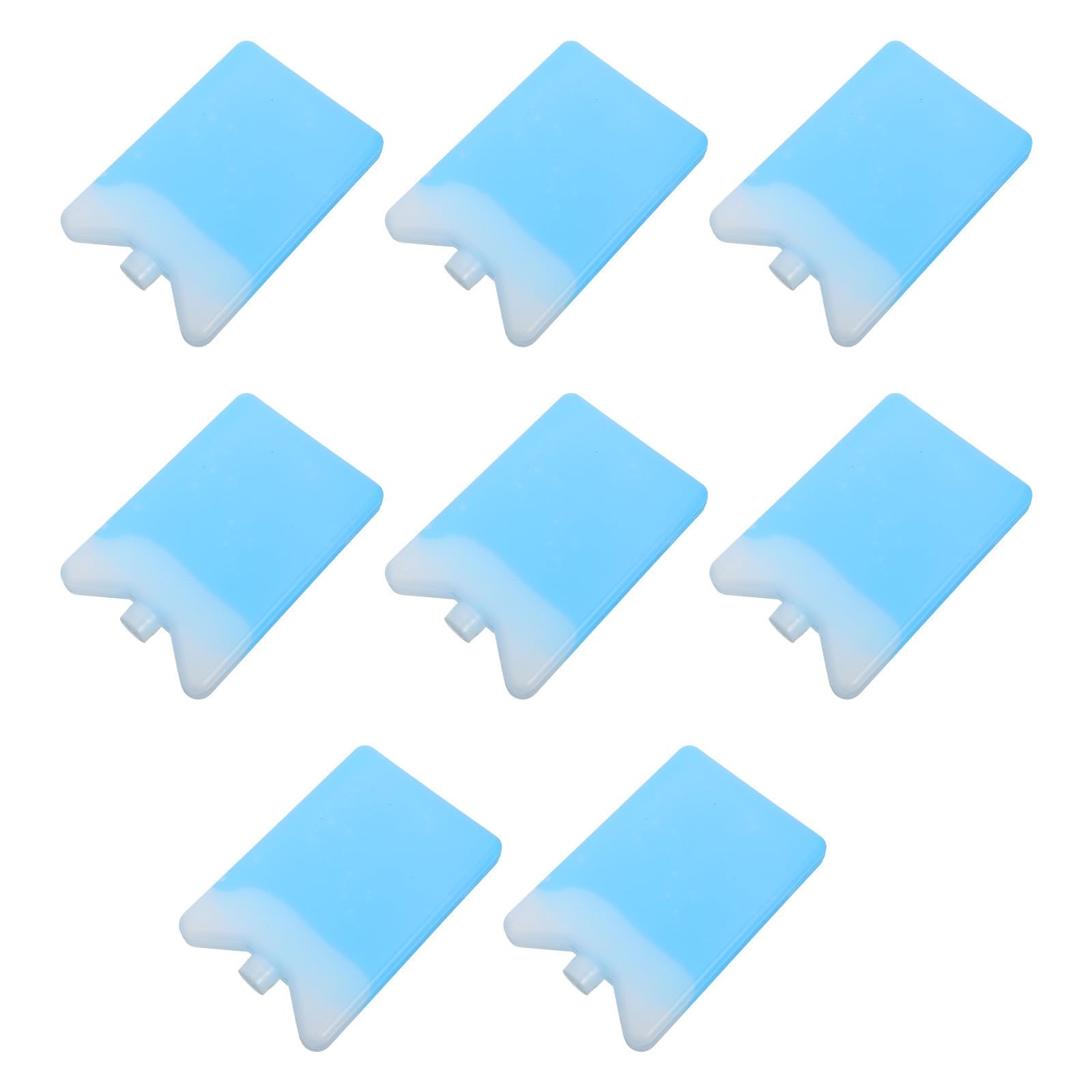 TOYANDONA 8 Pièces Poche de Glace Réutilisable Pratique et Compacte 200ml en Résine Absorbante Hdpe pour Bento Box et Ventilateur d'air pour L'l'école
