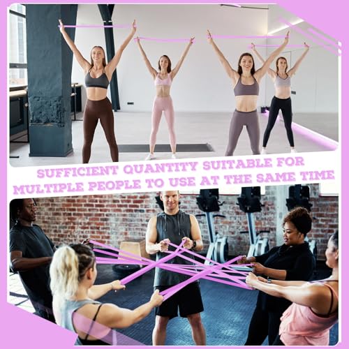 Image of 8 Pcs Resistance Bands Pull up Bands Pull up Assistance Bands Exercise Workout Bands for Working Out Muscle Training Physical Therapy Muscle Training Men and Women