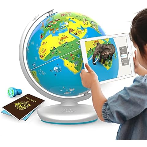 PlayShifu Educational Globe for Kids - Orboot Earth (Globe + App) Interactive AR World Globe | 400 Wonders, 1000+ Facts | STEM Toy Gifts for Kids 4-10 Years | No Borders, No Names on Orboot Globe Cover