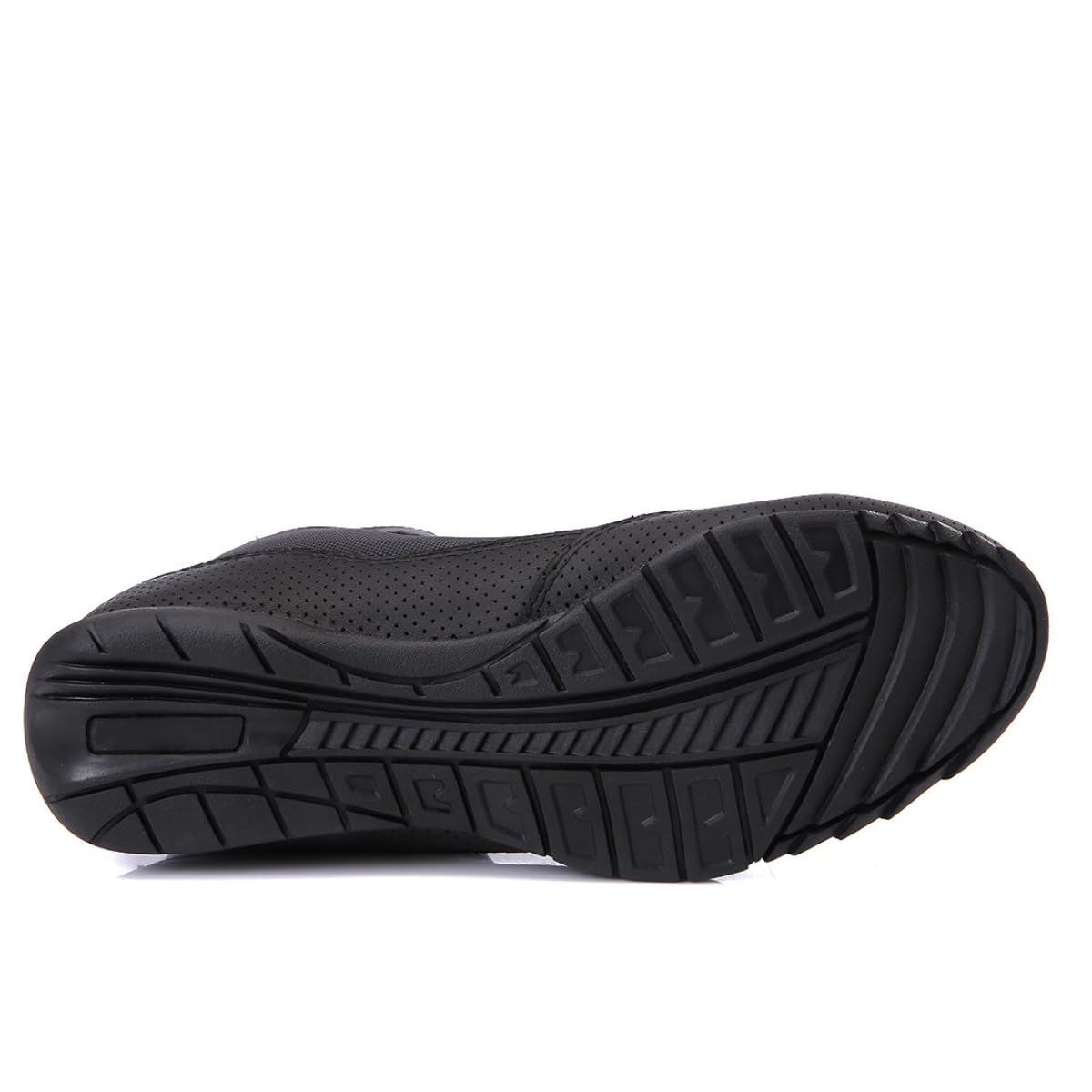 Scarpe Moto in Pelle di bovino per Uomo/Donna Stivali Moto Traspirante Antiscivolo