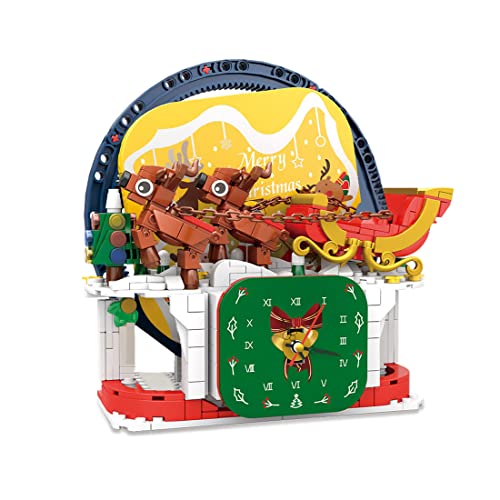 Mocdiy Technik Weihnachtsauto Bausteine,HT-92039 Rentierwagen Bausatz Spielzeug,976 Teile Weihnachtsmann Auto Modell…