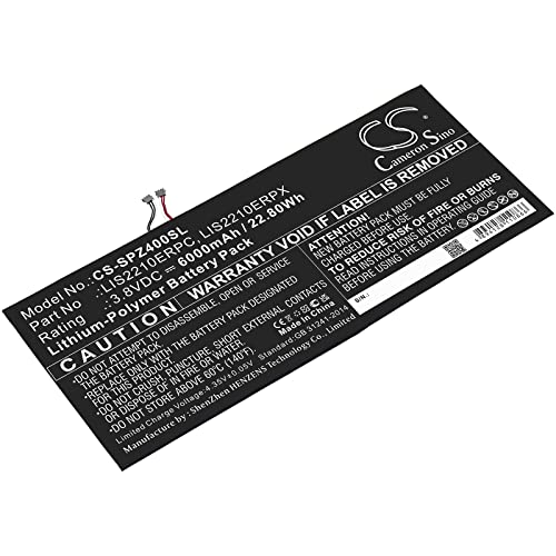 TECHTEK Batería 6000mAh Compatible con [Sony] SGP711, SGP712, SGP771, SO 05G, SOT31, Xperia Z4 Tablet SGP712 sustituye LIS2210ERPC, LIS2210ERPX