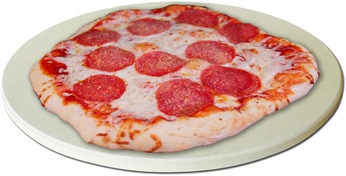 Pizza Baking Stone EXTRA THICK 9/16" for Large Big Green Egg BGE genuine imported earthenware not ceramic