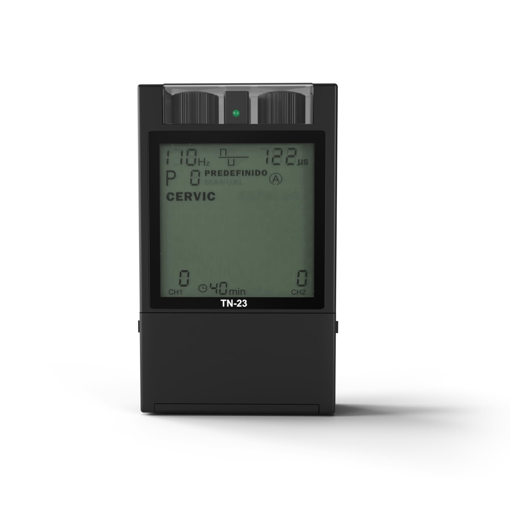 Tens TN23 Electroestimulador Profesional EMS, Fisioterapia y Rehabilitacion Muscular, Ciatica Fascitis Plantar Lumbalgia Rodilla Dolor Menstrual - 21 Modos