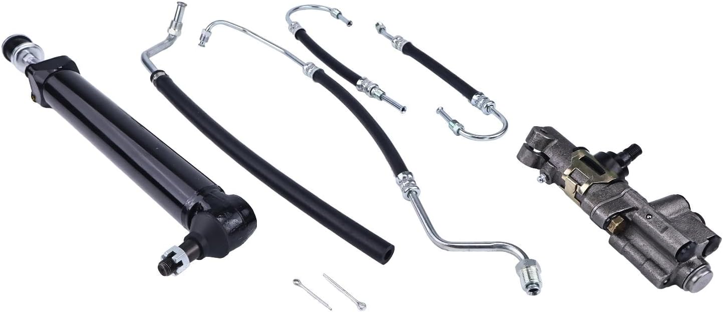 HOLDWELL Power Steering Valve Cylinder & Hose Kit 1502007 1509003 1505001 compatible with Chevrolet Corvette 5.0L 5.7L 1980-1982