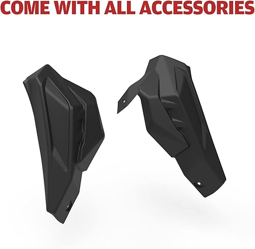 Miniatura 7 de HAKA TOUGH Cubierta de plástico con moldura de jaula trasera para Can Am Maverick X3  X3 Max 2017-2022, accesorios de placa de protección de pilar