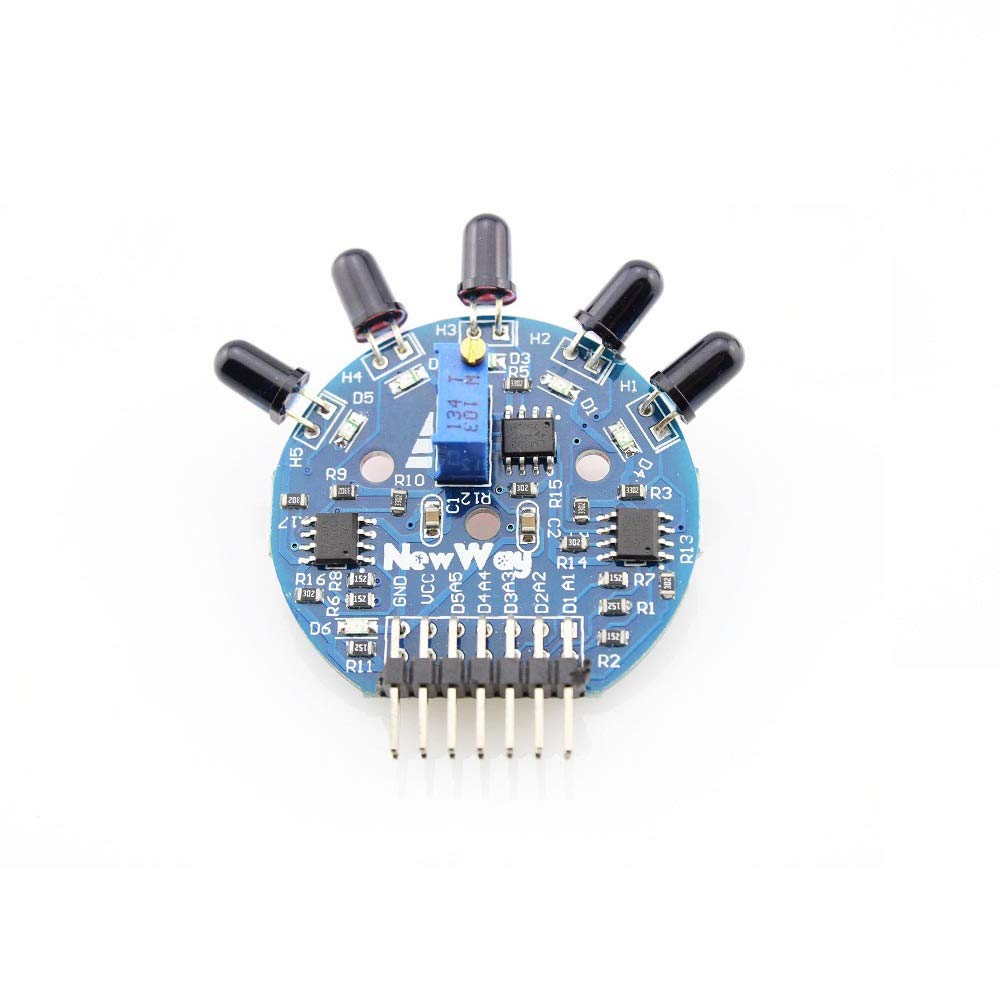 Auto Botix 5-Channel Flame Sensor Module | 5 Channel 14-Pin Fire Fighting Light Detection Flame Sensor Module (B0CT3PBGPK) Amazon Price History, Amazon Price Tracker