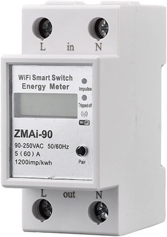 Smart Energy Meter WiFi Smart Meter Energy Tuya/Smart Life APP Din Rail