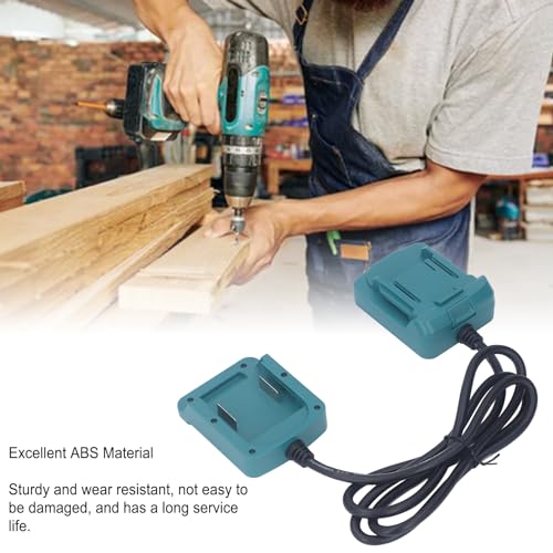 Convertidor de batería duradero con gancho para taladros de litio BL1840 BL1850 BL1860 6