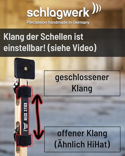 Schlagwerk HECK75 Heck Stick Accesorio Cajon miniatura 3