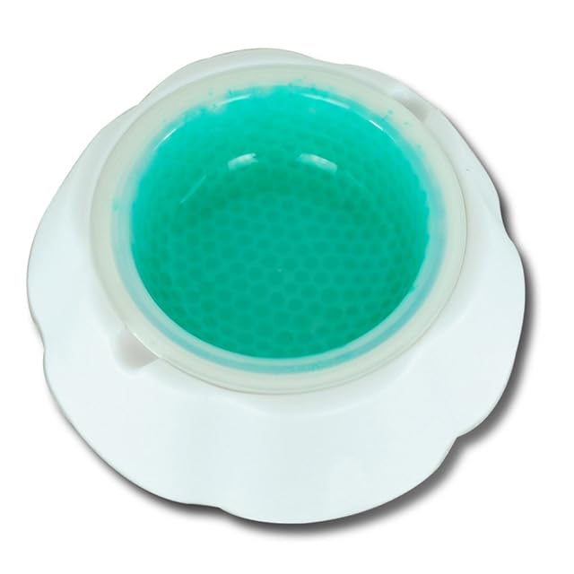 Comedero de frío para mascotas, hielo, congelable, para gatos, perros, verano, comida