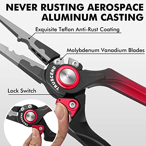 Truscend Fishing Pliers Saltwater with Mo-V Blade Cutter - Image 3