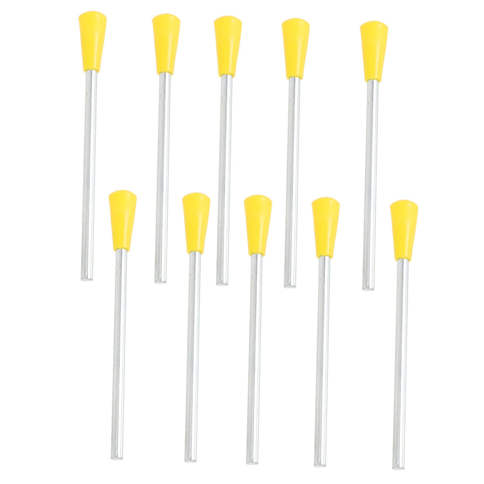 ifundom Triangle Iron Mallets 10pcs Plastic Percussion Toys Rhythm Instrument Stick Baby Musical Toy Music Instrument Percussion Stick