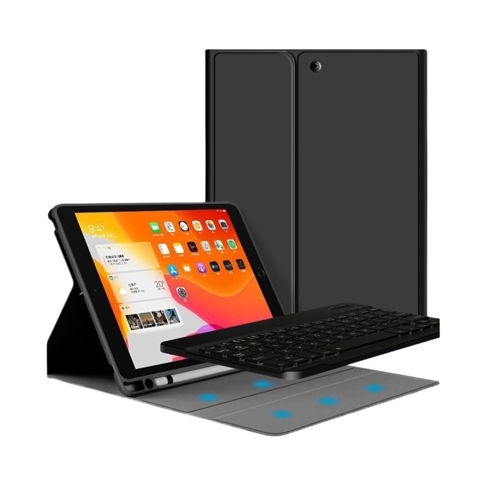 Teclado iPad Air 11 2025 funda protectora 10.9 Air 4 5 6 negra universal QWERTY 7