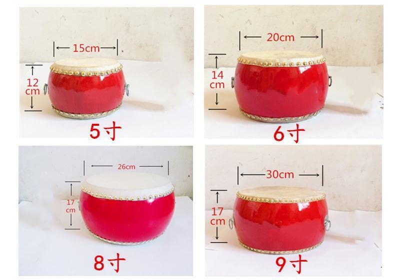 Amazon | 本格的 小 太鼓 セット 本 革 牛 皮 バチ 2本 付 (忘年会