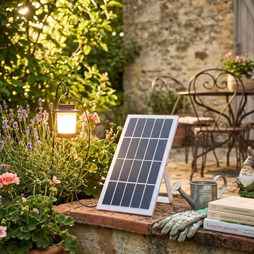 Panneau de solaire de polysilicium 2W 5V étanche avec connecteur d'interface CC - 4