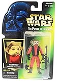 Star Wars Power of the Force Nien Nunb With Blaster Pistol and Blaster Rifle Hollogram Green Card
