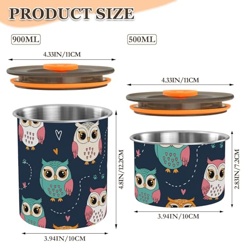 Contenedor de Café Hermético DOMIKING 900ml Acero Inoxidable miniatura 2