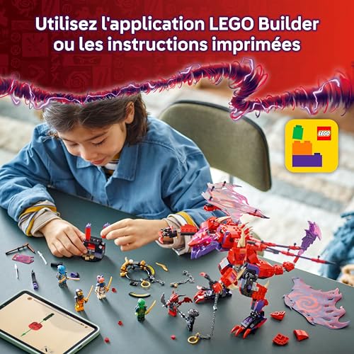 Lego Croc de tonnerre : Le Dragon Du Chaos 71832 Lego La Boite - vue 7