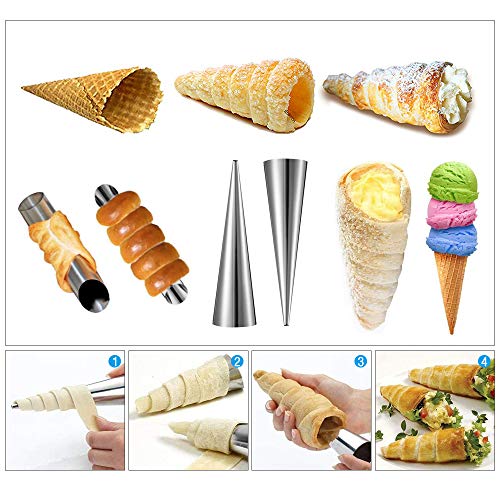 Gobesty Cannoli Stampi, Stampo per corno crema