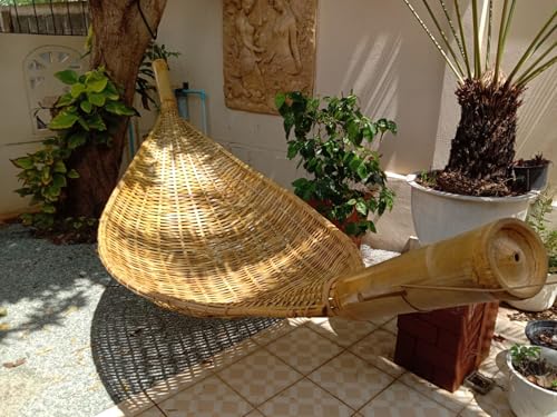 Hamac en bambou 320 x 100 cm – Hamac géant en bambou véritable