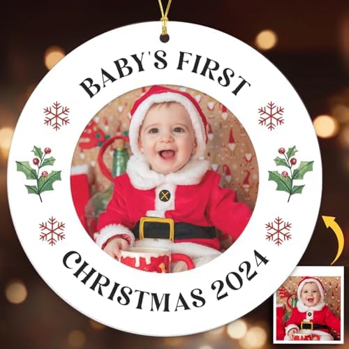 NewEleven Baby's First Christmas Ornament 2024 Baby