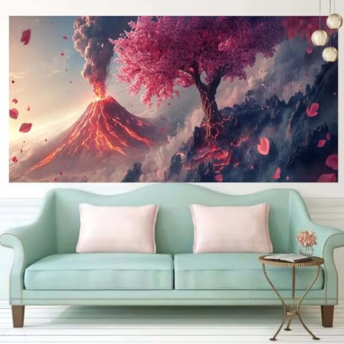 Broderie Diamant Baum 60x120cm pour des Soirées Détente et Loisirs Créatifs