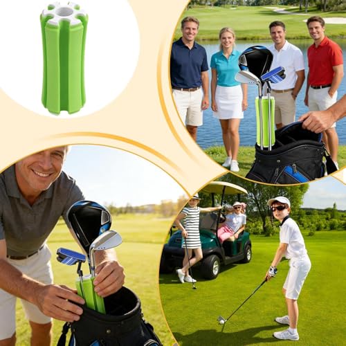 Soporte de golf portátil que evita dejar palos en el suelo 4