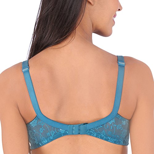 Image of Bralux Camy C - Cup Lace Bra Steel Blue