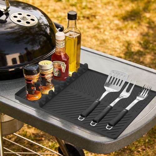 Alfombrilla de silicona premium para encimera de diseño resistente y lavable 4
