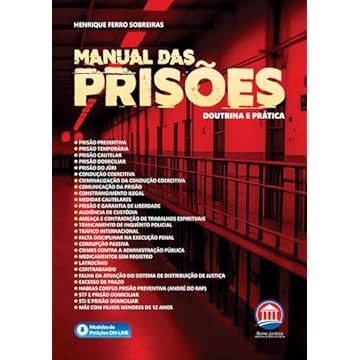 Capa do livro Manual das Prisões. Doutrina e Prática