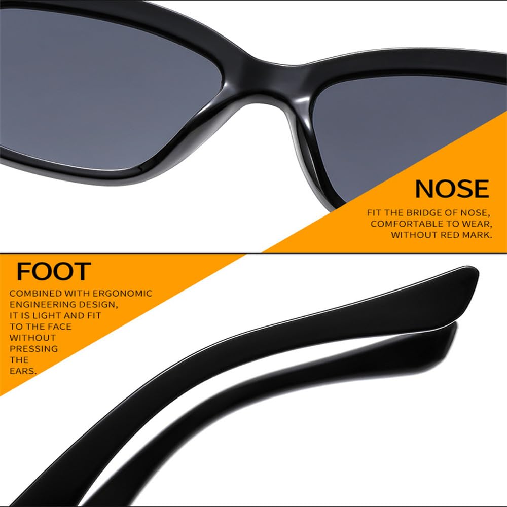 Occhiali da sole vintage Cat Eye da donna, montatura da uomo, occhiali