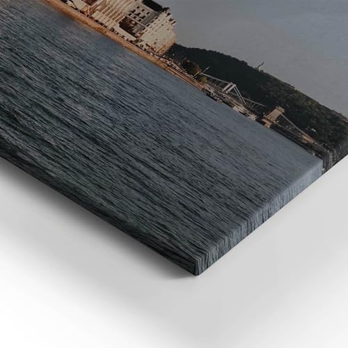 Image sur Toile Budapest Pour Habiller un Mur Blanc Décoration 60x40