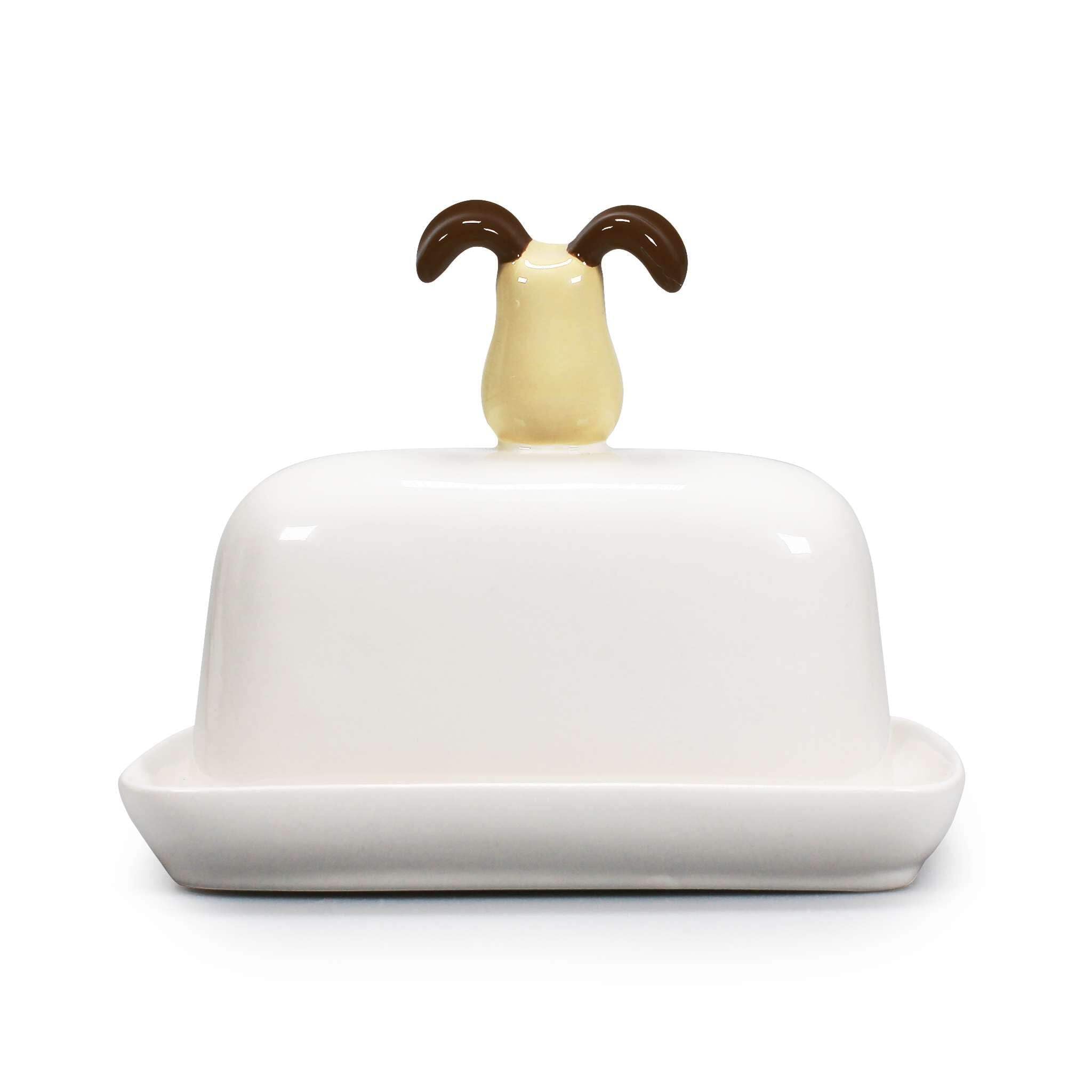 Half Moon Bay Wallace and Gromit Butter Dish