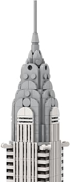 Architecture NYC World Landmark Building Set, 1:800 Modular House Manhattan Skyscraper Buildings, Creative City Street View Bricks Gift Home Office Decor for Adults- 1207 Pieces