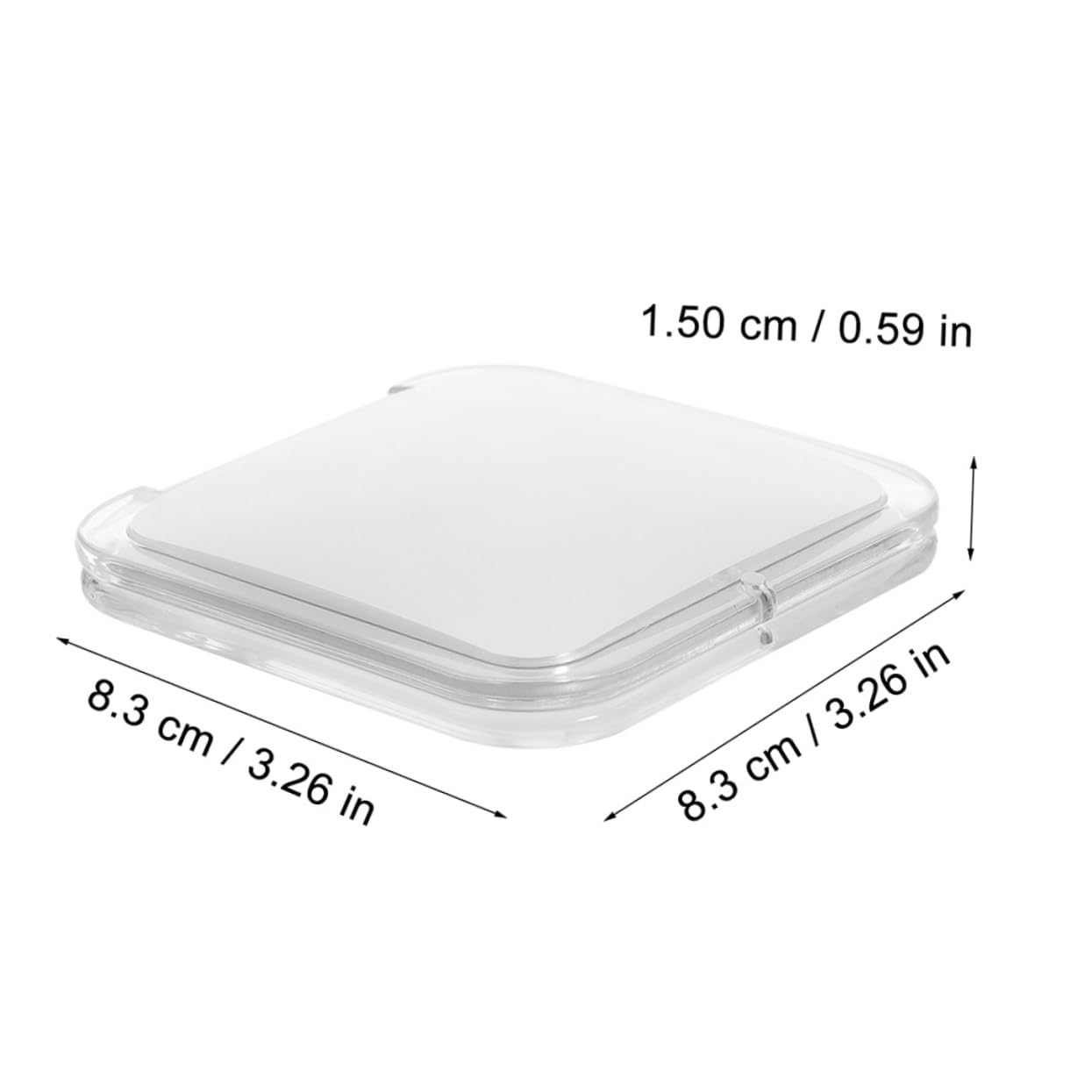 Ipetboom 3stücke Kompakter Kosmetikspiegel Doppelseitig Fache Vergrößerung Faltbar Tragbar Für Handtaschen Mit Eleganter Weißer Oberfläche Perfekter Begleiter Für Unterwegs