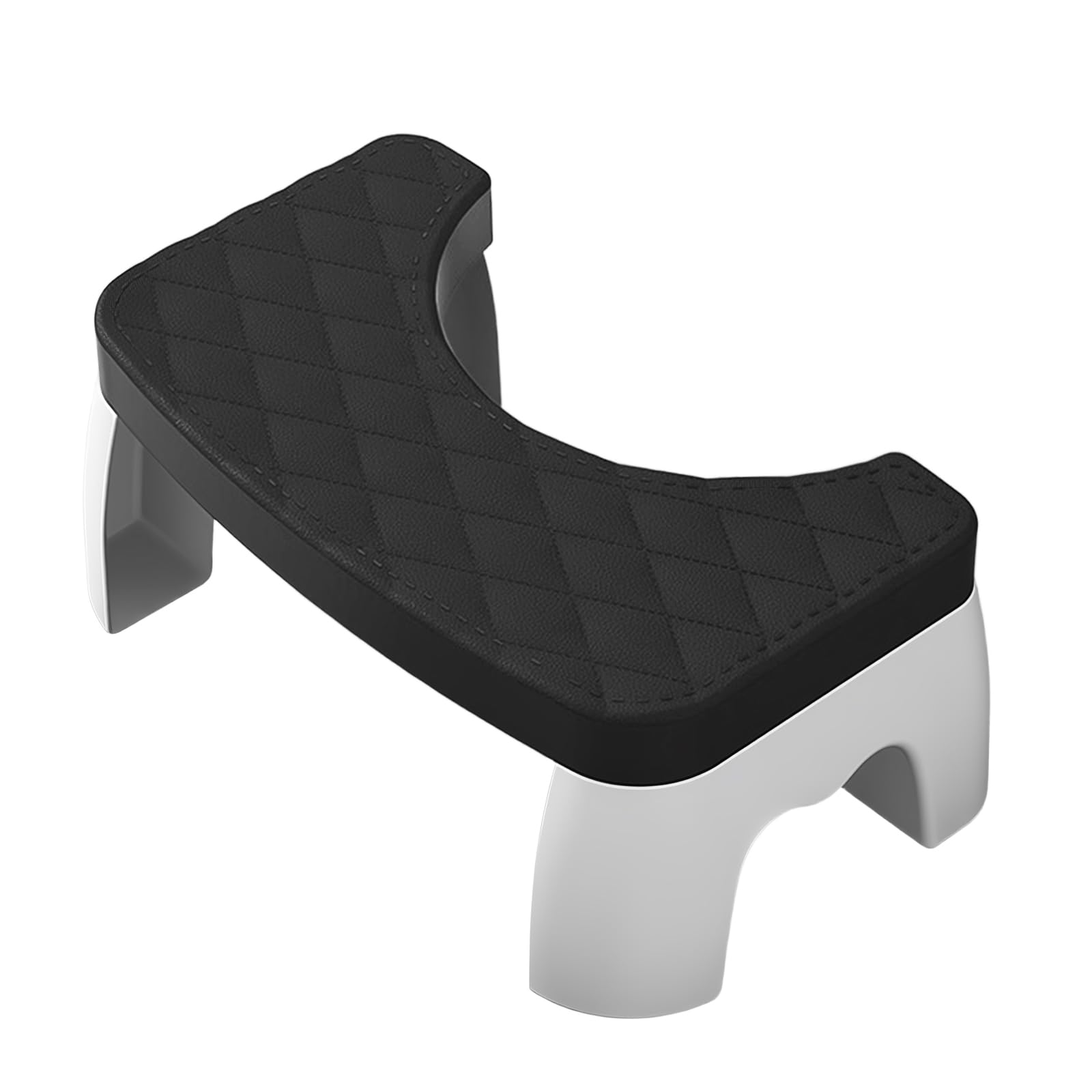 Ofxcen Black Toilet Step Stool Thick, Detachable Bathroom Toilet Stool Pp Non Slip Squatting Potty Ergonomic Booster Step For Bathroom For All Ages (Black)