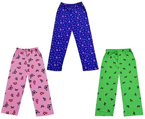 Image of KAYU Kid's Boy's and Girl's Printed Cotton Regular Fit /Track Pant |Pyjama [Pack of 3]